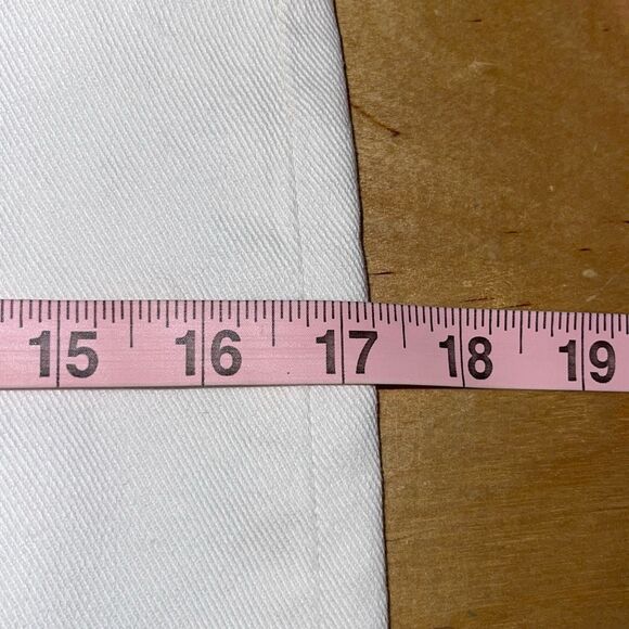 Sanctuary Womens High Rise Front Slit Denim Midi Pencil Skirt White Size 24 NWT - Picture 11 of 12